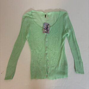 Free People Sheer Cardigan